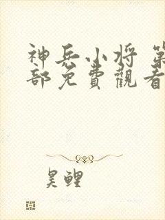 神兵小将 第一部免费观看