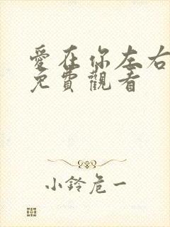 爱在你左右电影免费观看封面
