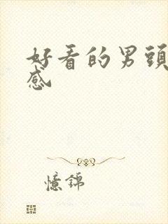 好看的男头氛围感