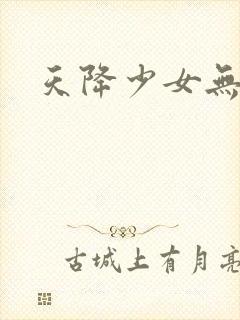 天降少女无删减封面