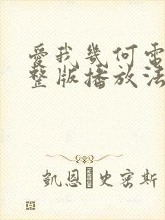 爱我几何电影完整版播放法国电影