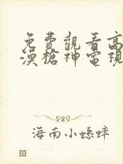 免费观看高清大漠枪神电视剧