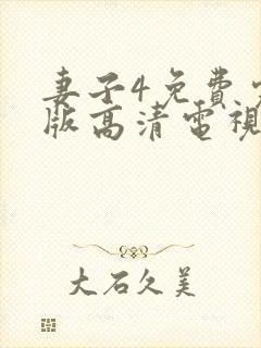 妻子4免费完整版高清电视剧封面