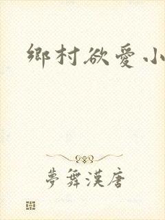 乡村欲爱小说封面