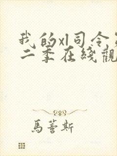 我的xl司令第二季在线观看