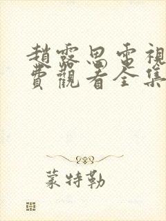 赵露思电视剧免费观看全集剧情封面