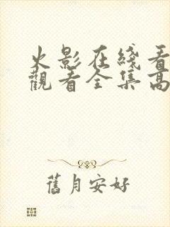 火影在线看免费观看全集高清