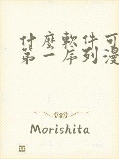 什么软件可以看第一序列漫画免费