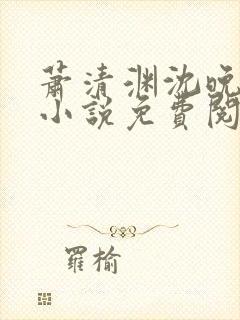 萧清渊沈晚棠的小说免费阅读