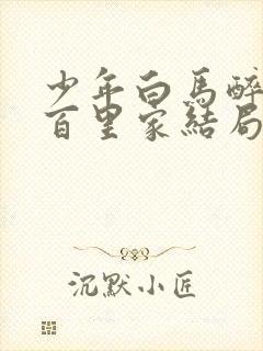 少年白马醉春风百里家结局