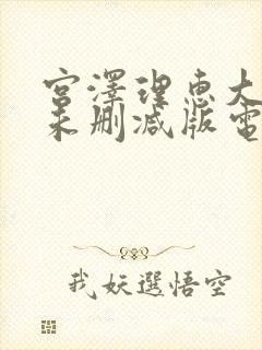 宫泽理惠大尺度未删减版电影