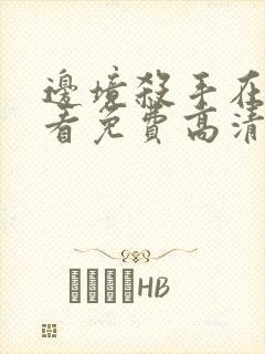 边境杀手在线观看免费高清完整版