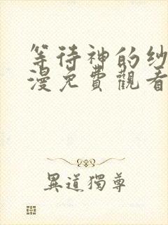 等待神的纱奈动漫免费观看封面