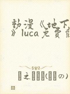 动漫《地下偶像》luca免费观看