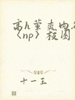 高h荤爽肉欲文〈np〉校园