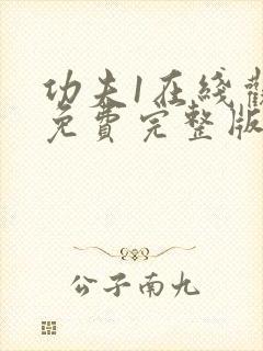 功夫1在线观看免费完整版国语