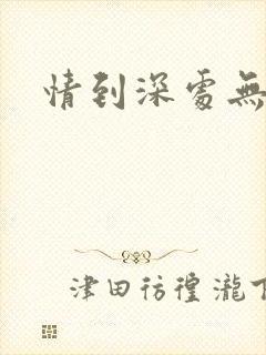 情到深处无怨尤封面