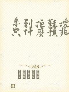 梦到拖鞋坏了一只什么预兆封面