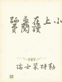 师尊在上小说免费阅读