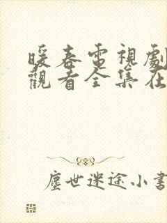 暖春电视剧免费观看全集在线观看西瓜封面