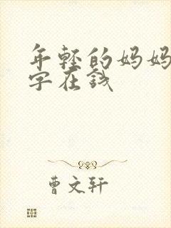 年轻的妈妈4中字在钱