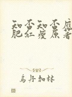 知否知否应是绿肥红瘦原著小说在线阅读封面