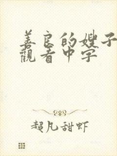 善良的嫂子在线观看中字