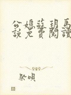 公媳苏玥马强小说免费阅读