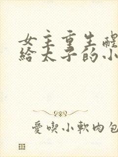 女主重生醒悟嫁给太子的小说