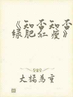 《知否知否应是绿肥红瘦》电视剧高清