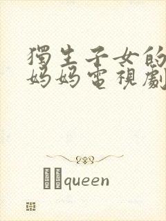 独生子女的婆婆妈妈电视剧封面