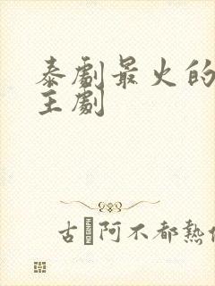 泰剧最火的双男主剧