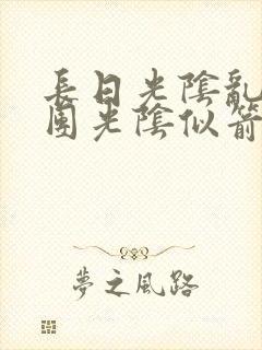 长日光阴乱作一团光阴似箭无弹窗