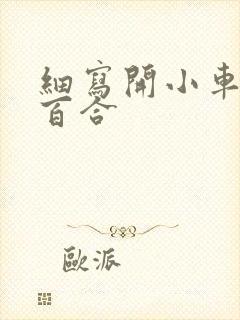 细写开小车车的百合