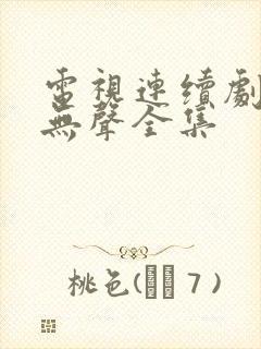 电视连续剧密战无声全集封面