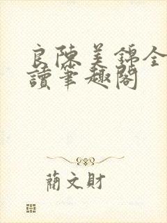 良陈美锦全文阅读笔趣阁