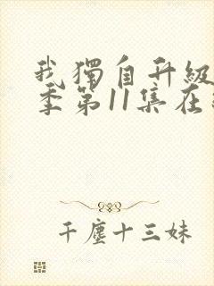 我独自升级第二季第11集在线观看