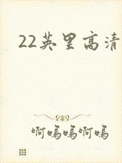 22英里高清