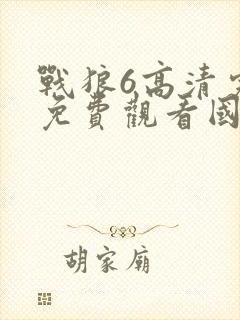 战狼6高清完整免费观看国语