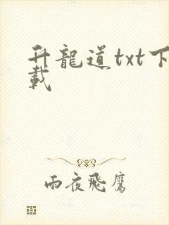 升龙道txt下载