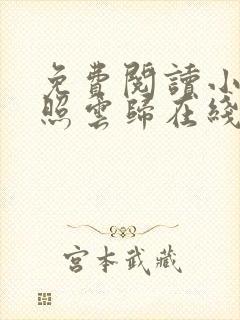 免费阅读小说曾照云归在线阅读全文