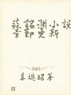 苏铭渊小说最新章节更新封面