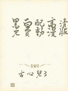 黑白配高清播放免费动漫版