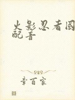 火影忍者国语版配音