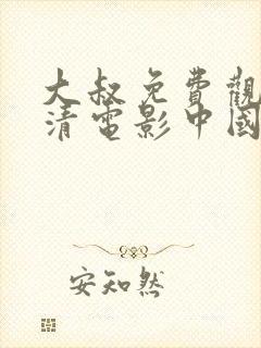 大叔免费观看高清电影中国版下载