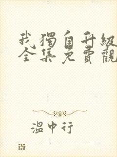 我独自升级动漫全集免费观看第一季封面