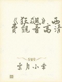 《狂飙》西瓜免费观看高清