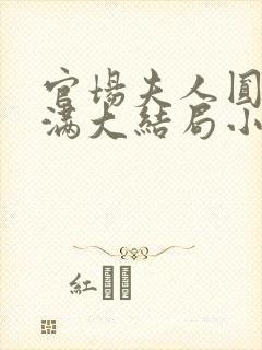 官场夫人圆润饱满大结局小说免费阅