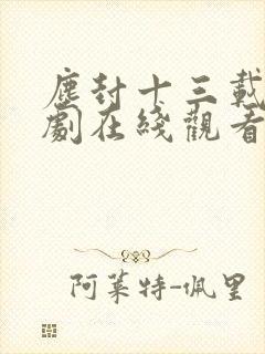 尘封十三载电视剧在线观看免费高清