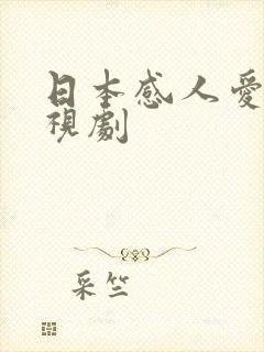 日本感人爱情电视剧